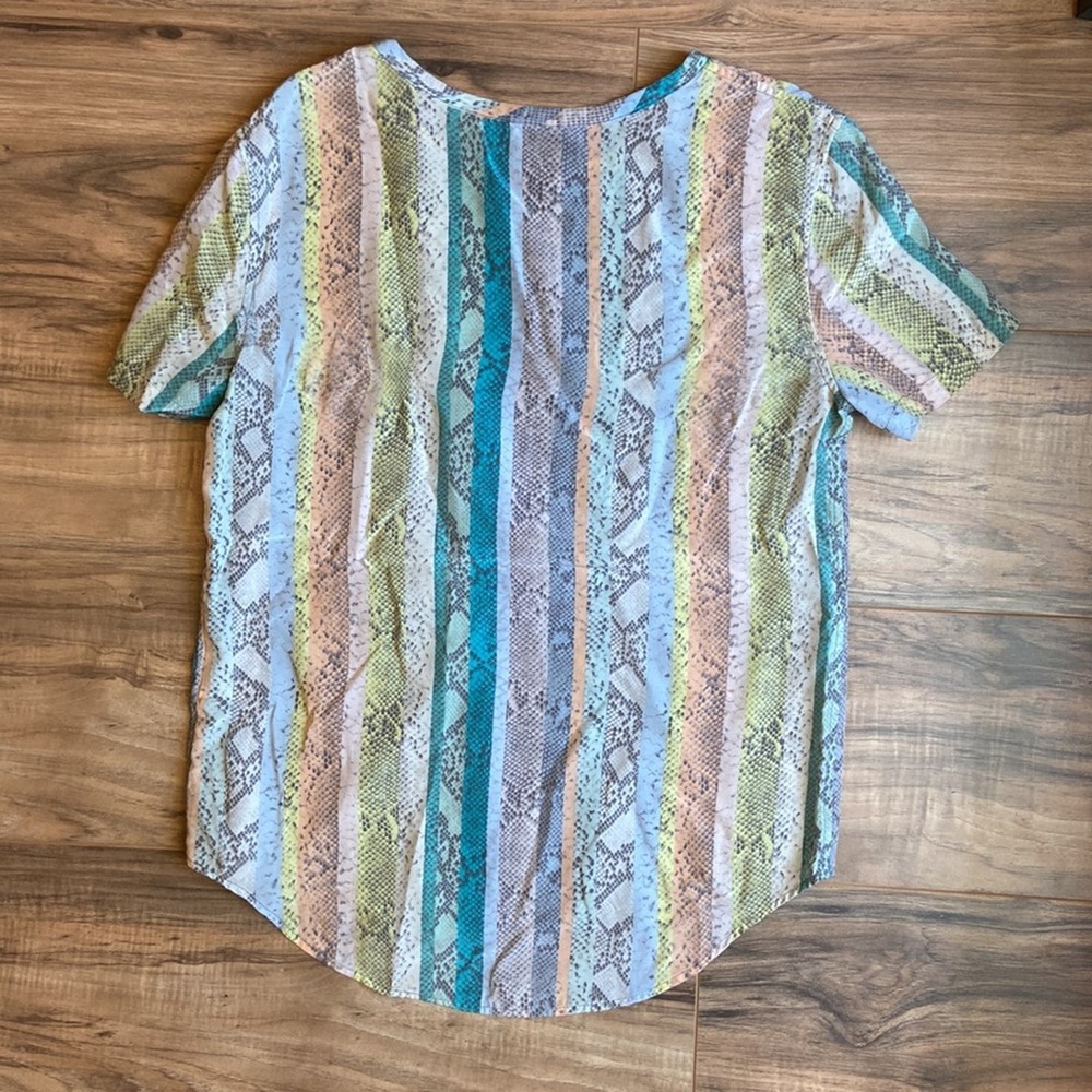 Equipment Riley Pastel Rainbow Python Snakeskin S… - image 5